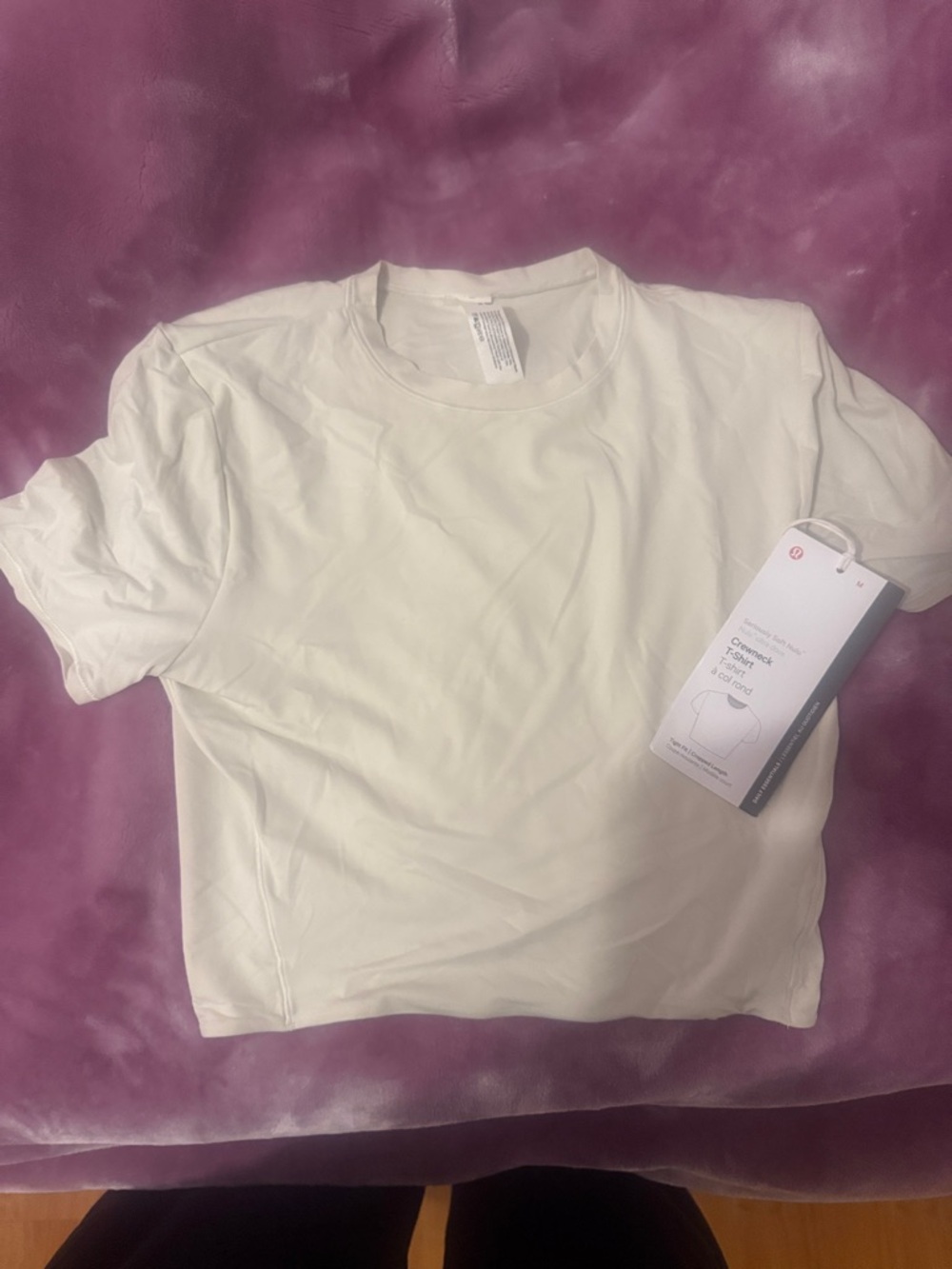 Lululemon soft Nulu crewneck cropped t shirt -BNWT